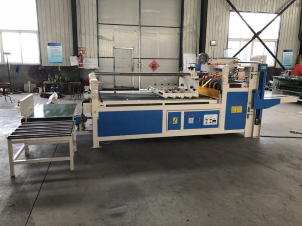 2800 Model Corrugated Carton Folder Gluer Machine Semi Automatic High Speed