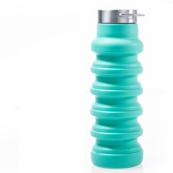 Retractable Design Large Capacity Silicone Sports Water Bottle for Outdoor Activities