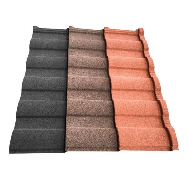 Chapa de telhado com revestimento de pedra colorida Aluzinc de 0,4 mm