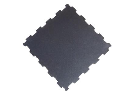 1000X1000X40mm GYM Interlocking Rubber Tiles Customized Interlocking Weight Room Flooring Red