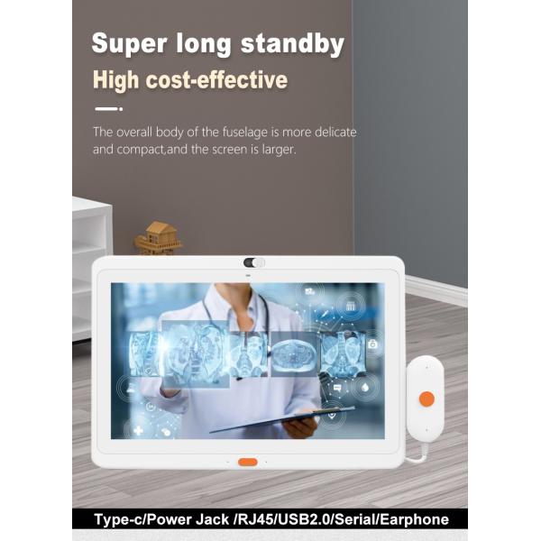 wall mount 13.3inch medical care android tablet pc Touch screen wifi 4G POE NFC call function for hospital clinic