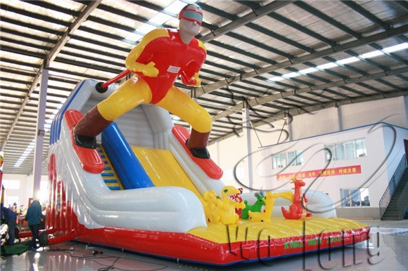 hot Exciting outdoor snow inflatable slide