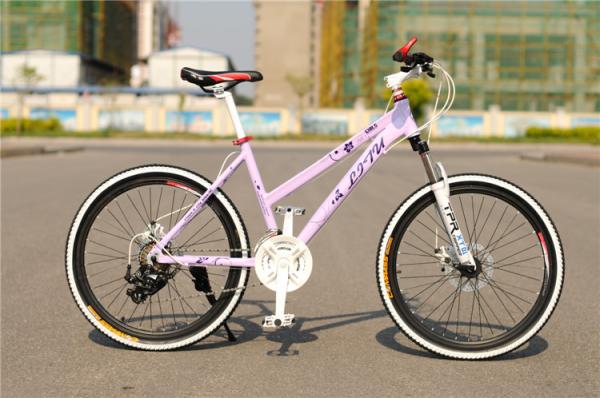 EN standard 36 spokes 24/26 inch alloy mountain bicycle MTB with Shimano 24 speed for lady