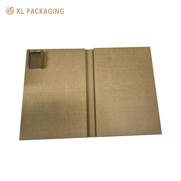 XL Packaging Custom Luxury Boxes Empty 24 Day Advent Calendar Packaging Box Recyclable Kraft Paper Rigid For Tea Toys