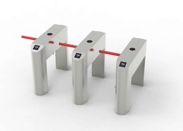 Porta automática do torniquete do tripé com cartão de IC e opção facial do código de Qr do reconhecimento