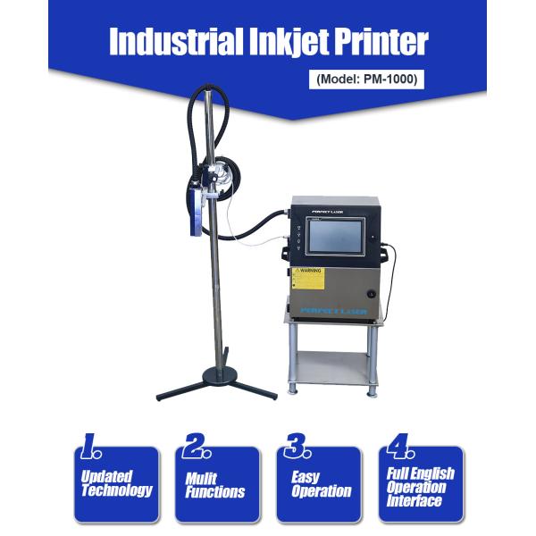 Автоматический непрерывный промышленный струйный принтер для алюминиевых железопластиковых бутылок / пакетов