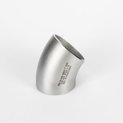 SCH10 to SCH160 45 Degree Elbow Steel Sand Rolling Butt Weld Pipe Fittings