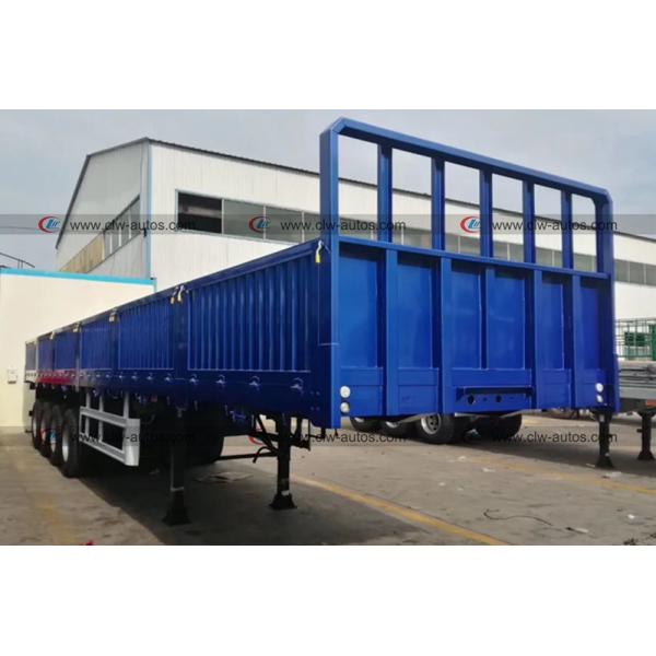 45FT 4 Axle Drop Side Trailer With 60000kg Payload