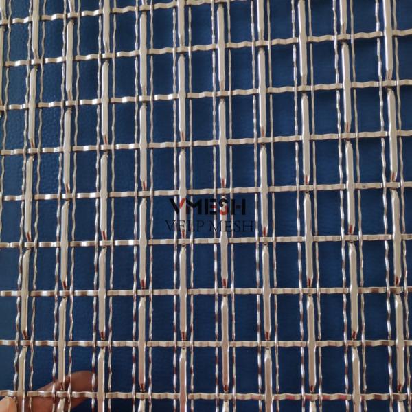 Customized Beautiful Plain Weave Decoration Screen Partition Architectural Metal Panels