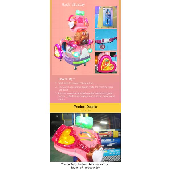Plastic Material Coin Operated Children 's Rides On Car Toy Machine For Star Hotels