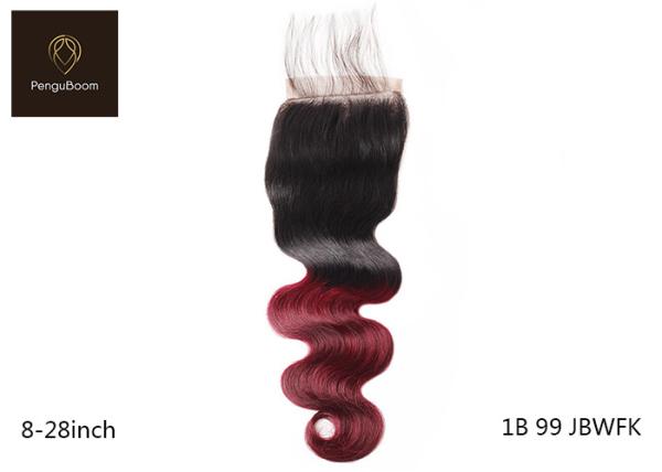 1b99j Bw Fk Body Wave Colored Human Hair Bundles And Closure No Pungent Odor