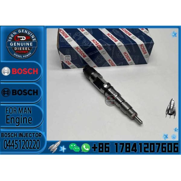Части высокопроизводительных дизельных двигателей 0445120219 0445120220 Инжектор топлива 0 445 120 219 0 445 120 220 Для MAN Diesel Engi