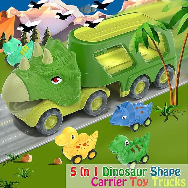 18M Kids Toddler Friction Power Dino Car Toy Perfeito Natal Presente Surpresa de Aniversário