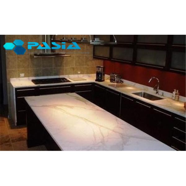 Lightweight Stone Aluminum Honeycomb Panel With Marble Stone Veneer Anti - Pollution