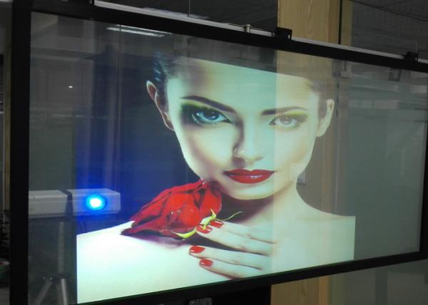 Transparent Holographic Rear Projection Film on Glass , 3D Holographic Film