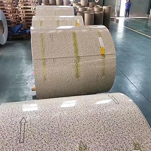 PVDF Coated Lightweight Stone Pattern Aluminum Coil Building Decoration