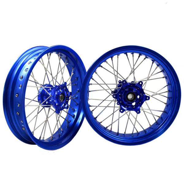 Custom 17 x 1.85 inch Motorcycle Wheel Rim with MT/WM/H/U/WT Aluminum Alloy Material