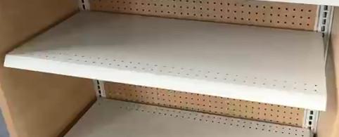Customizable Size White Retail Display Shelves Weldment 36 X 16