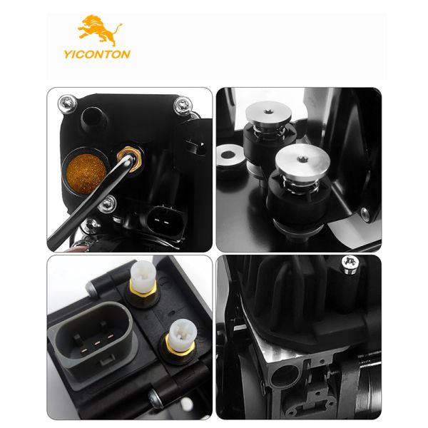 1Z 0205 003 (with bracket) 37206864215 Air Suspension Compressor, suitable for BMW 7 Series (F01/F02/F04) and 5 Series (F11/F11N)
