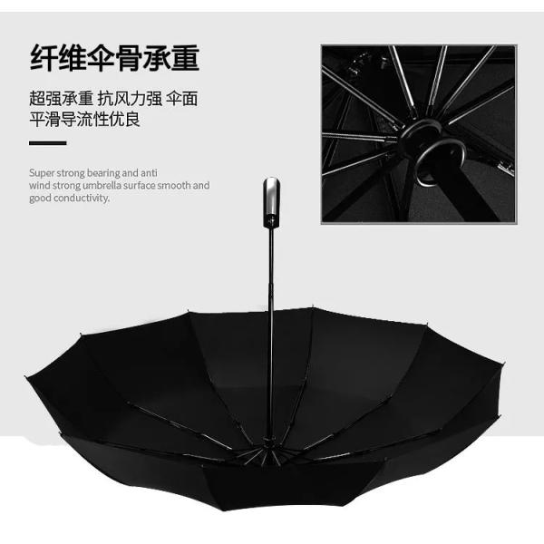 3 Folding Automatic Business Umbrella Anti UV Resistant for Outdoors All in 1 Function