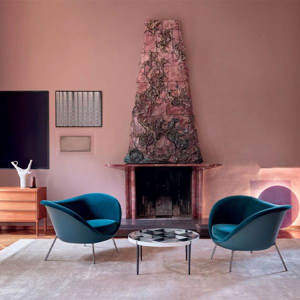 Metal Legs MOYI Scandinavian Design Velvet Sofa Blue Leisure Chairs Modern Home Furniture Luxury Occasional Seating
