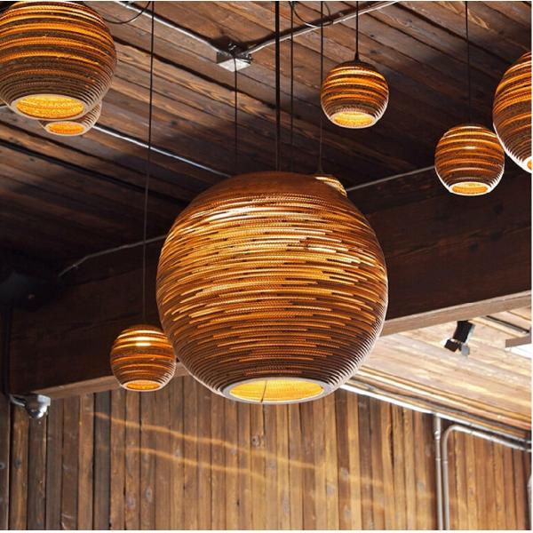 CountrySide ribbon cotton pendant light For Kitchen Bedroom Coffee Shop Lighting Fixtures (WH-WP-13)