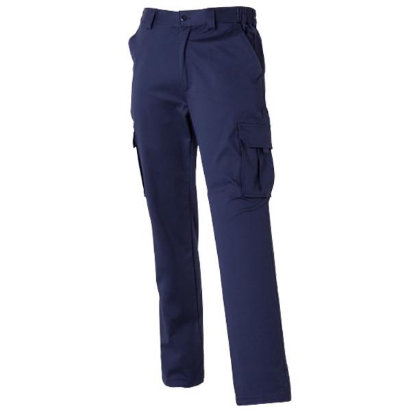 Roupa elástico 240gsm do Spandex do algodão da sarja das calças do trabalho do multi bolso