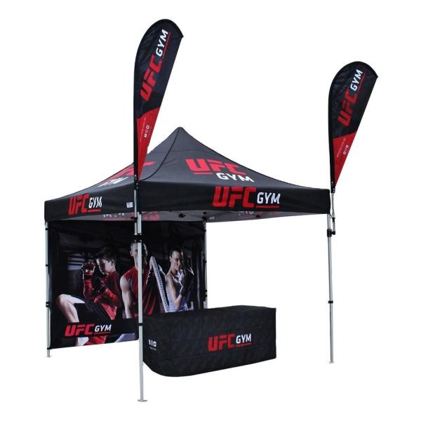 300D 420D Polyester Outdoor Event Tent Aluminium Frame Trade Show Pop Up Exhibition Tent