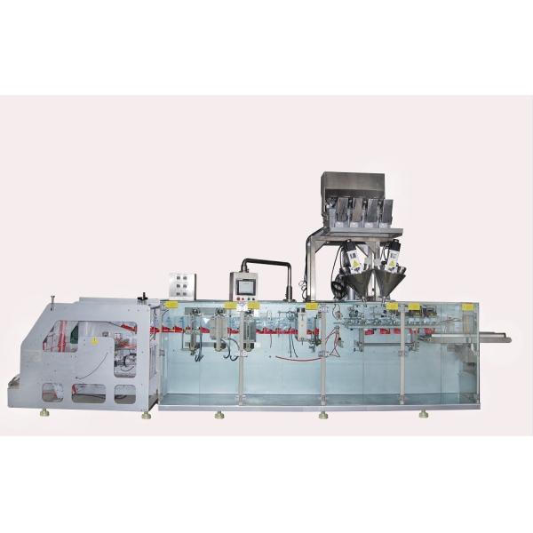 EM Liquid Zipper Pouch Packing Machine 5500*960*1370mm Dimension