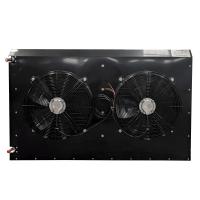 Condensateur de refroidisseur d'air de 300 psi avec moteur de ventilateur à une ou trois phases et essai de pulvérisation saline jusqu'à 1000 heures de résistance à la corrosion