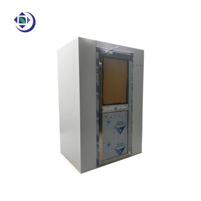 Single Leaf Swing Doors Clean Room Air Shower For One Person 2 Side Blowing