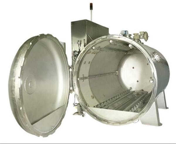 Full Sides Spray Autoclave Water Spray Retort For Packaged Food / Canned Food