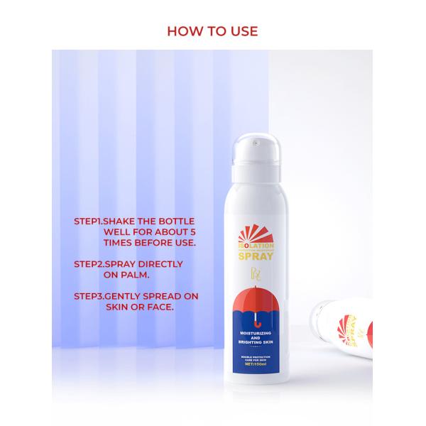 Sunblock Moisturizer Whitening Organic Sunscreen Spray For All Skin