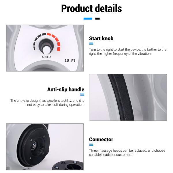 2024 Home Use G8 Body Slimming Massager 3 Different Massage Head Vibration G5 Body Shaping Machine JF628