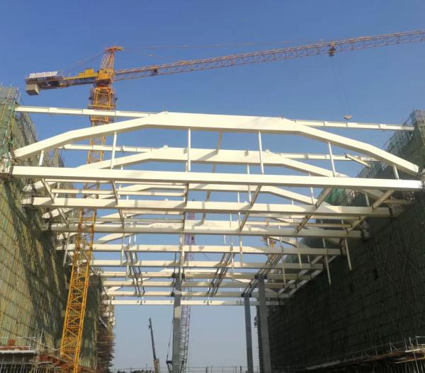Commercial Grade Metal Storage Buildings Multi Storey Steel Structure Non Rusting