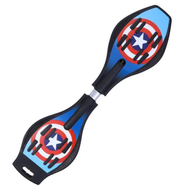 Factory OEM caster board skateboards with Captain America shield for kids gift