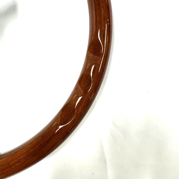 16 inch Wood Steering Wheels For Vintage Car Wooden Rims Chrome Spokes