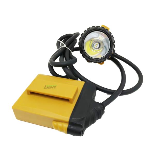 348lum Rechargeable Li ion Battery LED Mining Cap Lamp with Adjustable Lamp Holder