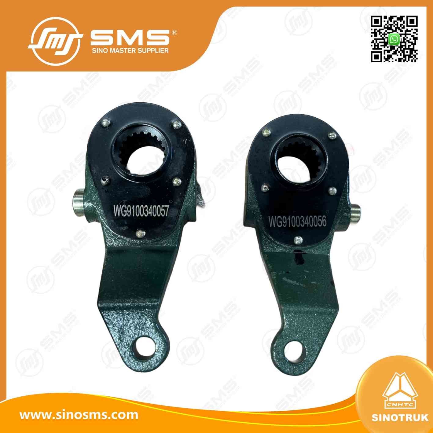 WG9100340057 Конструкция регулирующей руки HOWO Части грузовиков