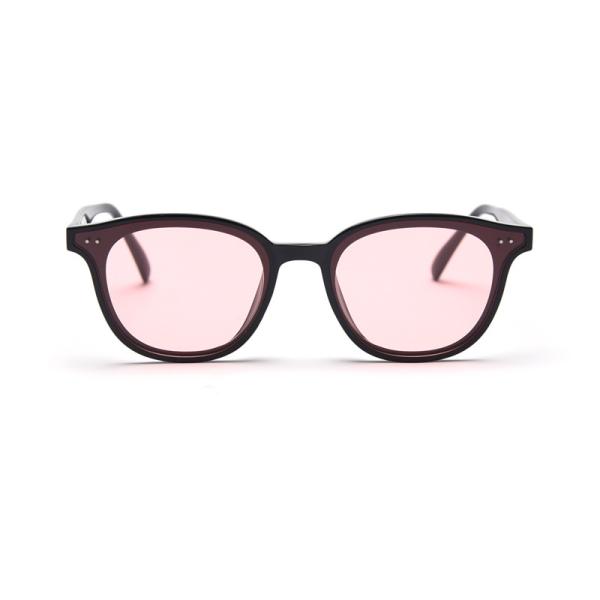 BSCI Round Frame Eyeglasses Colorful Ocean Lens Unisex Trendy Square Sunglasses