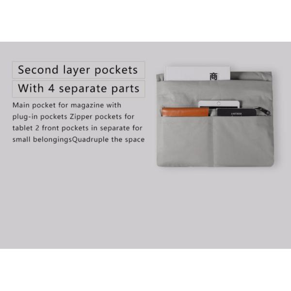 A luva do portátil do computador da lona do algodão ensaca a grande capacidade 150T