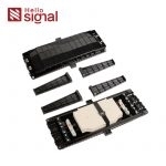 Соединение Closure-ZCSC-H024-02 7231102 черного оптического волокна горизонтальное