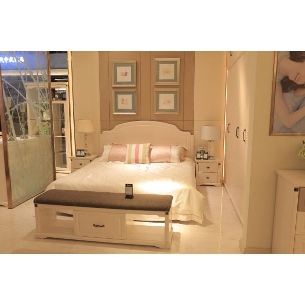 Luxury European Contemporary Furniture King Size Bed 1.8*2.0