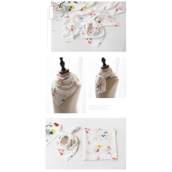 Stylish Muslin Bandana Nickel Free Snaps Customized Size With OEM Service