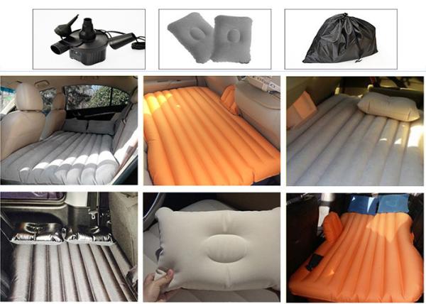 SUV Seat Sleep Inflatable Car Bed Travel Outdoor camping Car Air Mattress & Pillow
