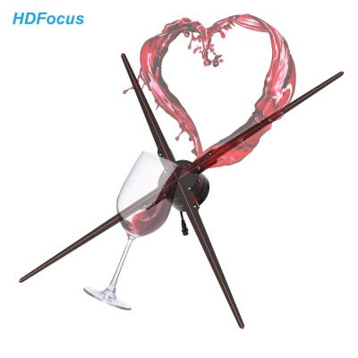 Large Screen Giant Hologram Fan With Led 3d 100cm Holographic Fan