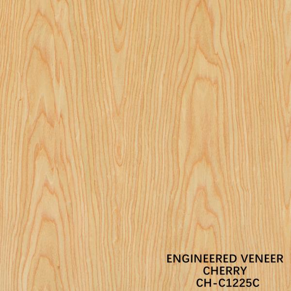 Ev Wood Veneer Of Fancy Crown Grain American Cherry 2850mm Length For Interior Doors China Manufacturer CH-119C/1225C