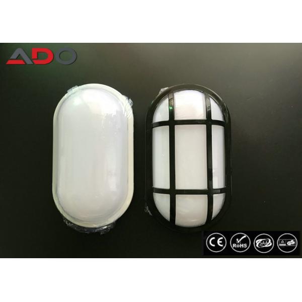 Black Color ABS 4000K LED Bulkhead Lamp / LED Outdoor Bulkhead Lights