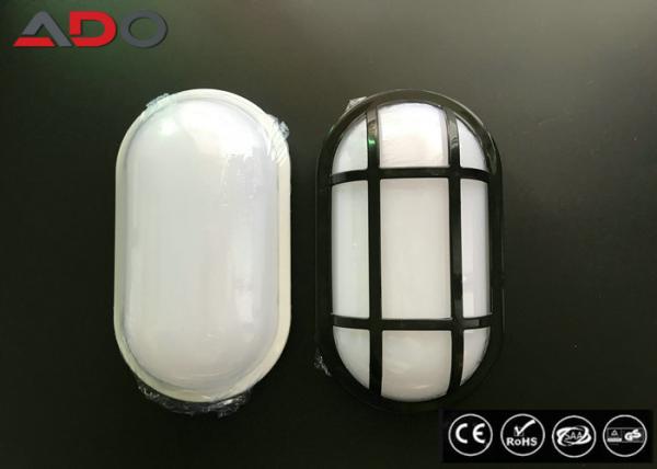 Black Color ABS 4000K LED Bulkhead Lamp / LED Outdoor Bulkhead Lights