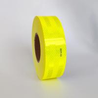 Alta intensidade DOT C2 fita refletiva de marcação em reboques amarelo-verde fluorescente